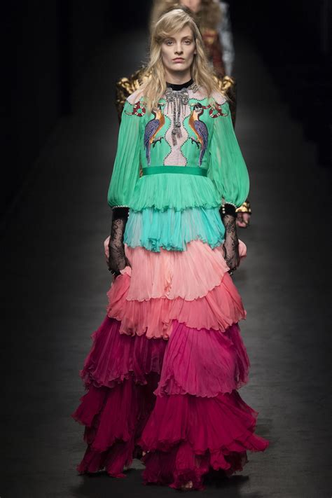 dresses runway gucci|GUCCI Fashion Show Gallery .